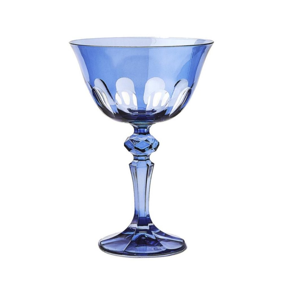 Glassware Aesthetic Movement | Rialto Coupe (Blue Thistle)