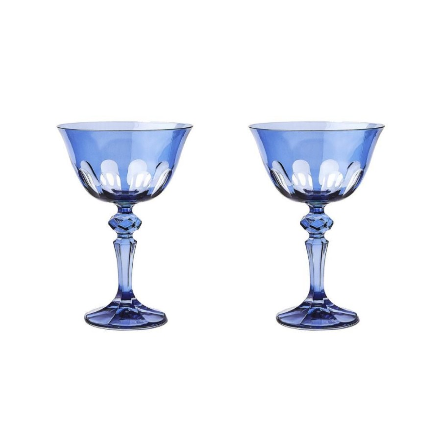 Glassware Aesthetic Movement | Rialto Coupe (Blue Thistle)