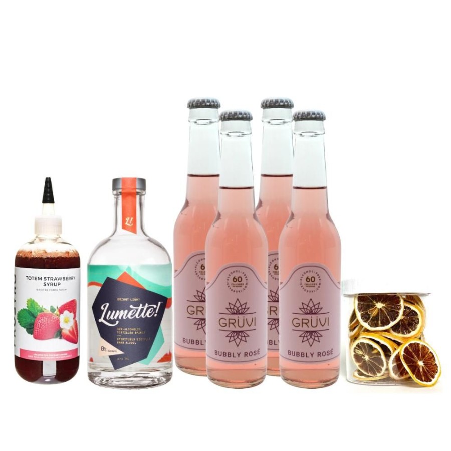 Ingredients Gift Set | Strawberry Spritz Kit (Non-Alcoholic)