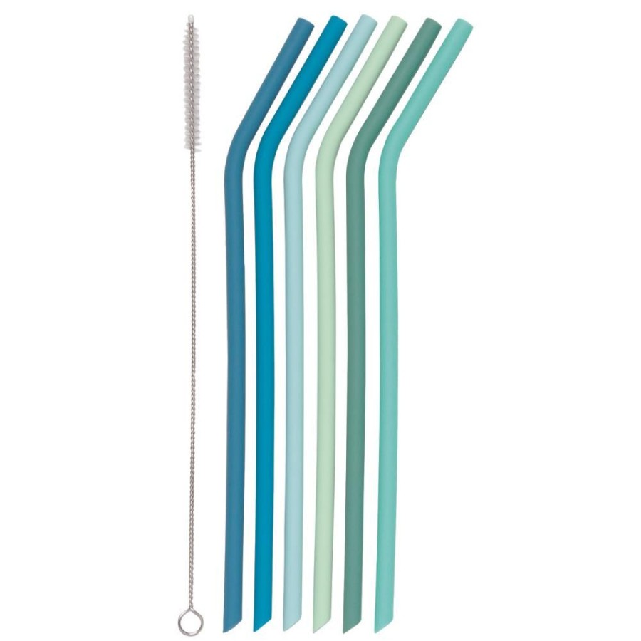 More Danica | Marina Bendable Silicone Straws (Pack Of 6)