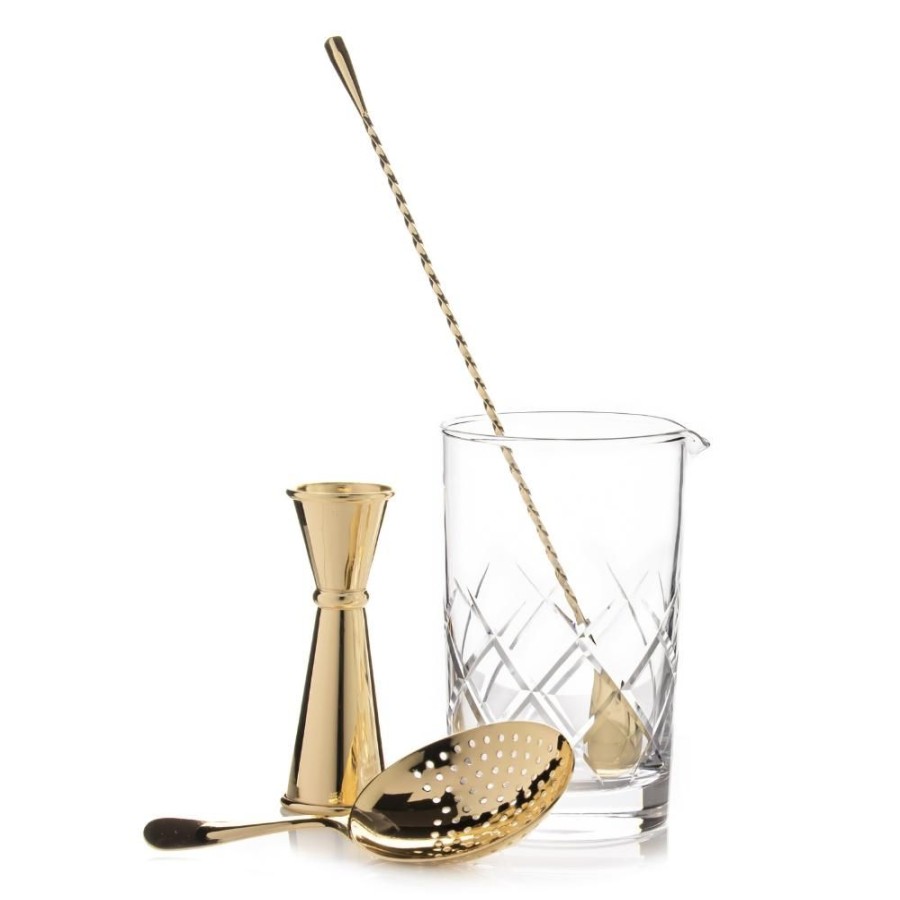 Bar Tools China | The Basic Stirred Set (Gold)