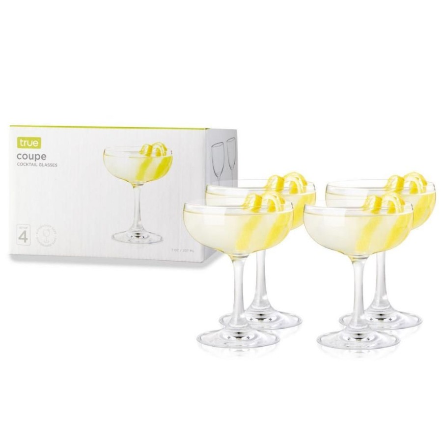 Glassware True Fabrications | Clear Coupes By True (Set Of 4)