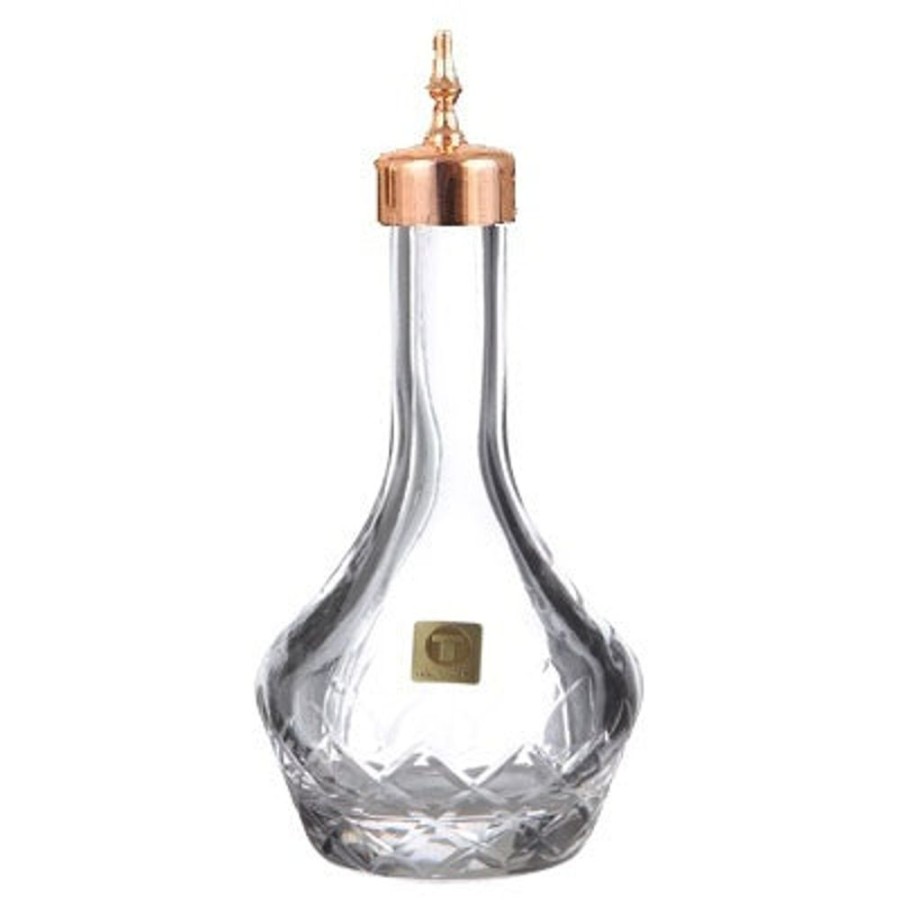 Bar Tools Japanese | Japanese Yarai Bitters Bottle With Rose Gold Top