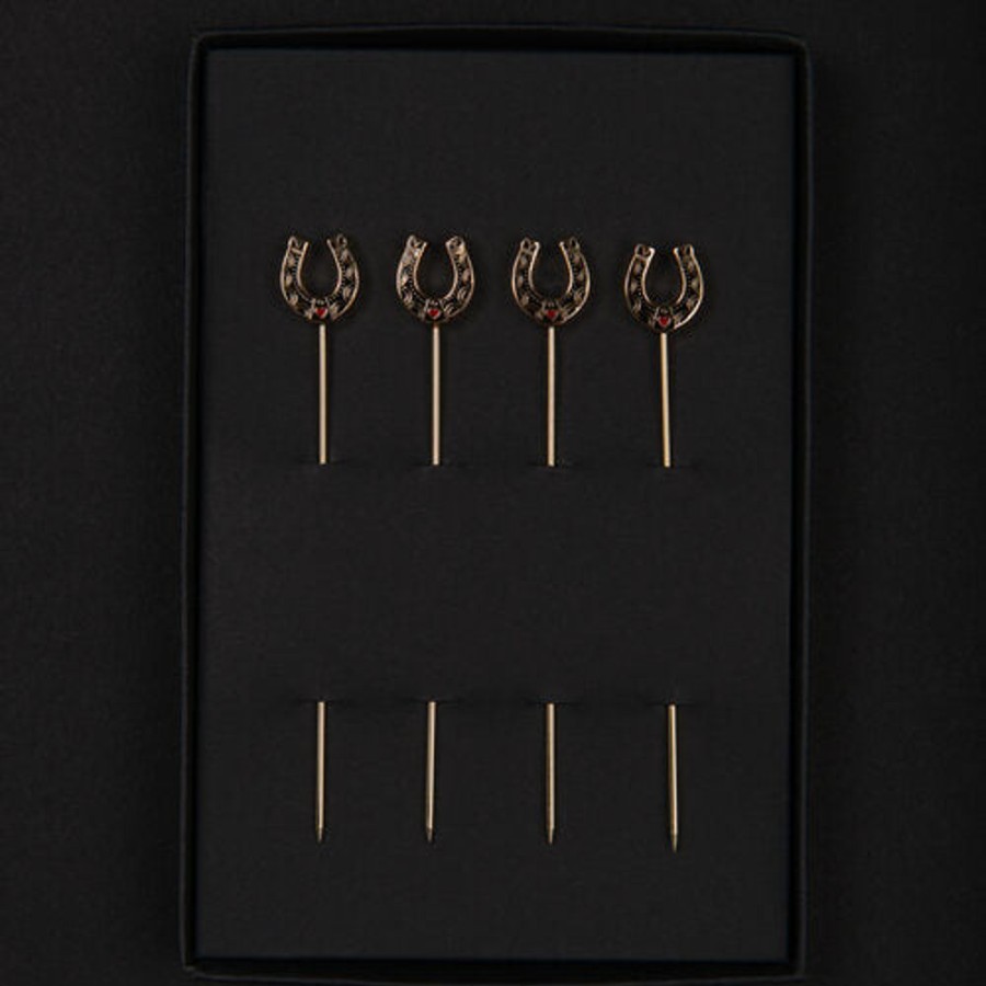 More Love and Victory | Horseshoe Cocktail Pins (Set Of 4)