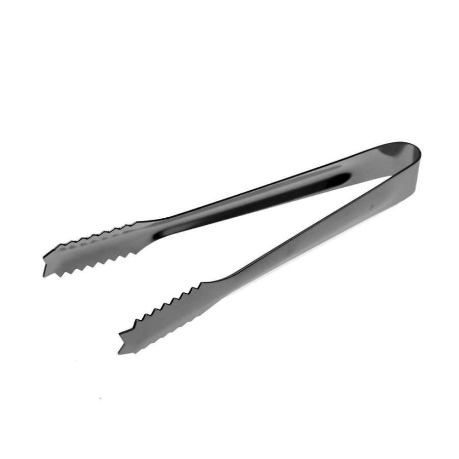 Bar Tools China | Gunmetal Serrated Ice Tongs