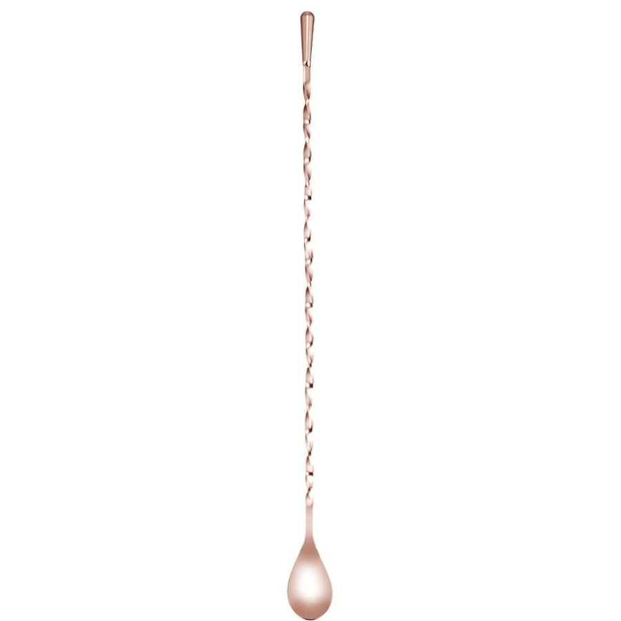 Bar Tools Japanese | Rose Gold Japanese Teardrop Spoon (40Cm)