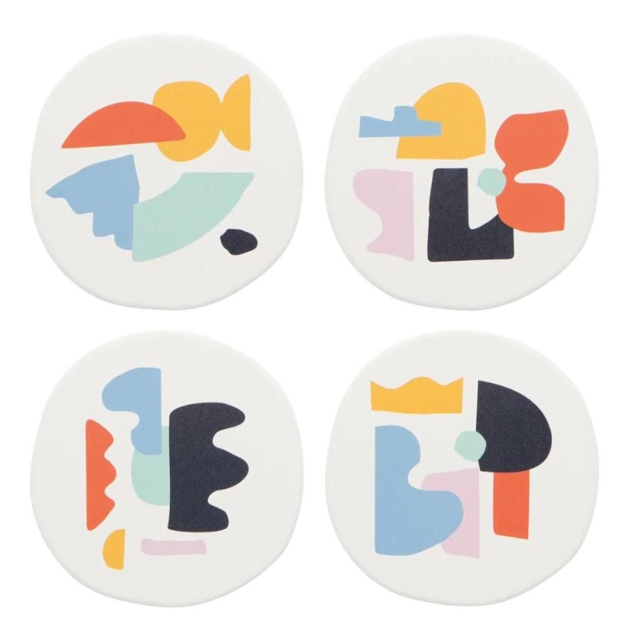 More Danica | Doodle Soak Up Coasters (Set Of 4)