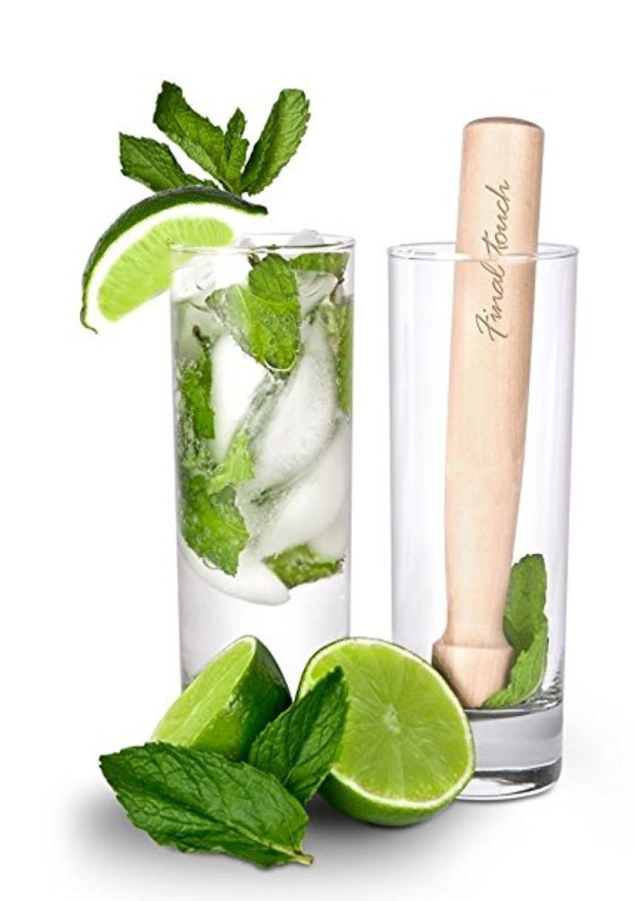 Glassware Product Specialties Inc. | Final Touch Mojito Glasses & Muddler Set